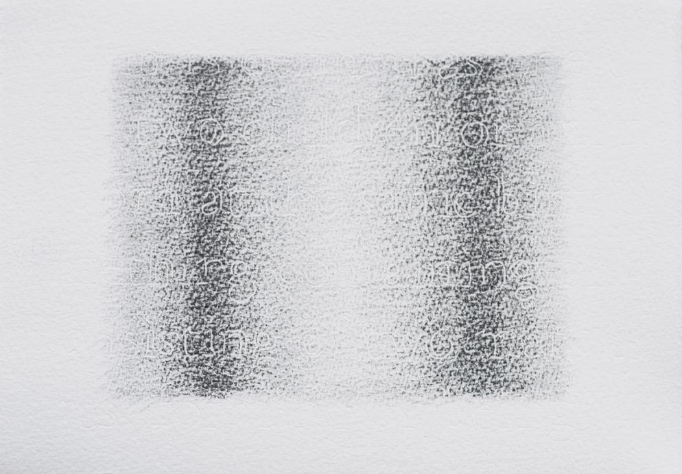 Joanne Aono Twin Futago Graphite Drawing