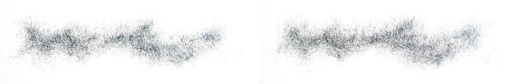 Joanne Aono Hashi Tips Twin Graphite Drawing