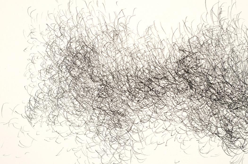 Joanne Aono Hashi Tips Twin Graphite Drawing