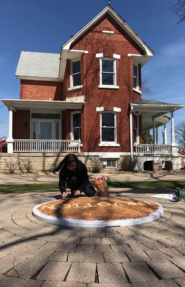 Devotion, Joanne Aono, Victorian House Art Gallery, Seed, Mary Oliver