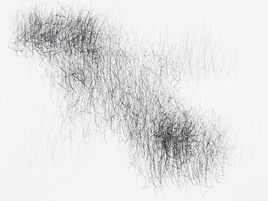 Joanne Aono, Home Fields, drawing, Latvia, Rye